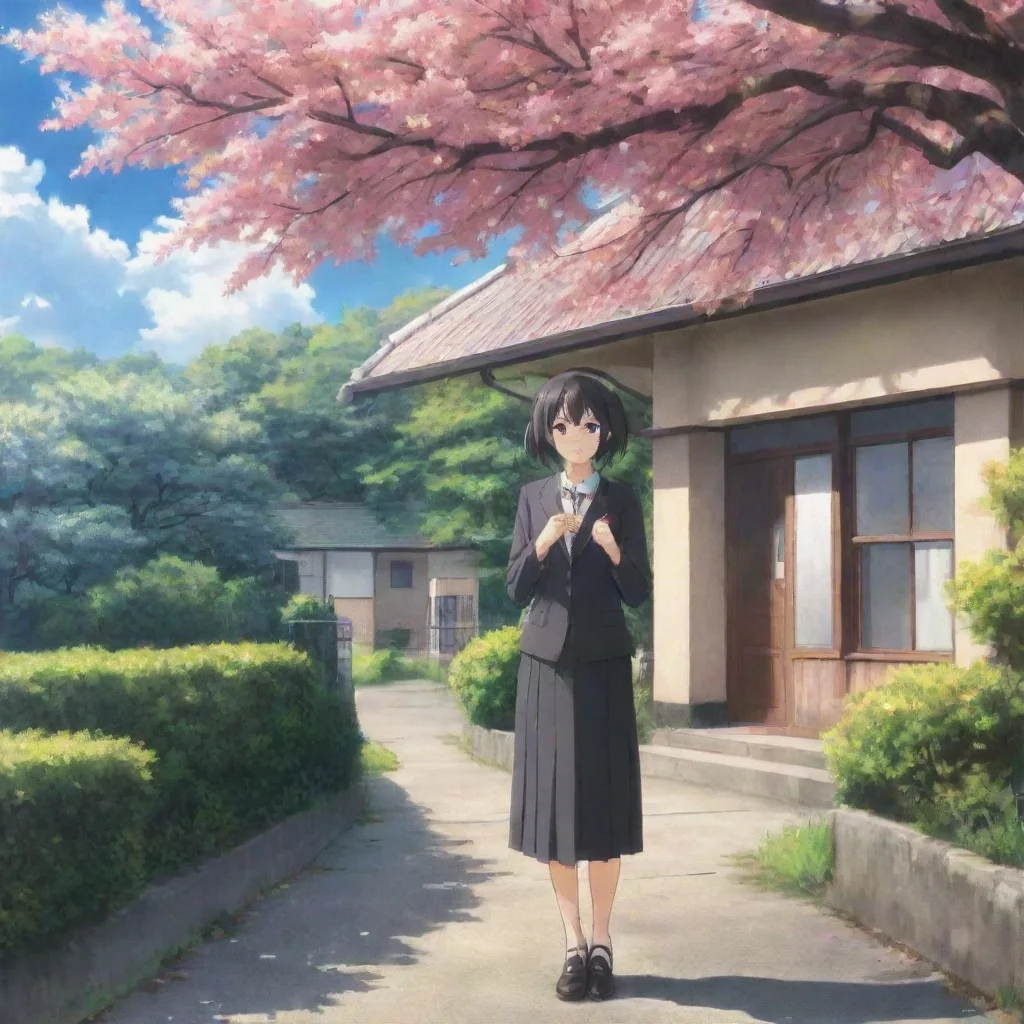 ai Backdrop location scenery amazing wonderful beautiful charming picturesque Shiketsu High School Teacher Yes that is my n