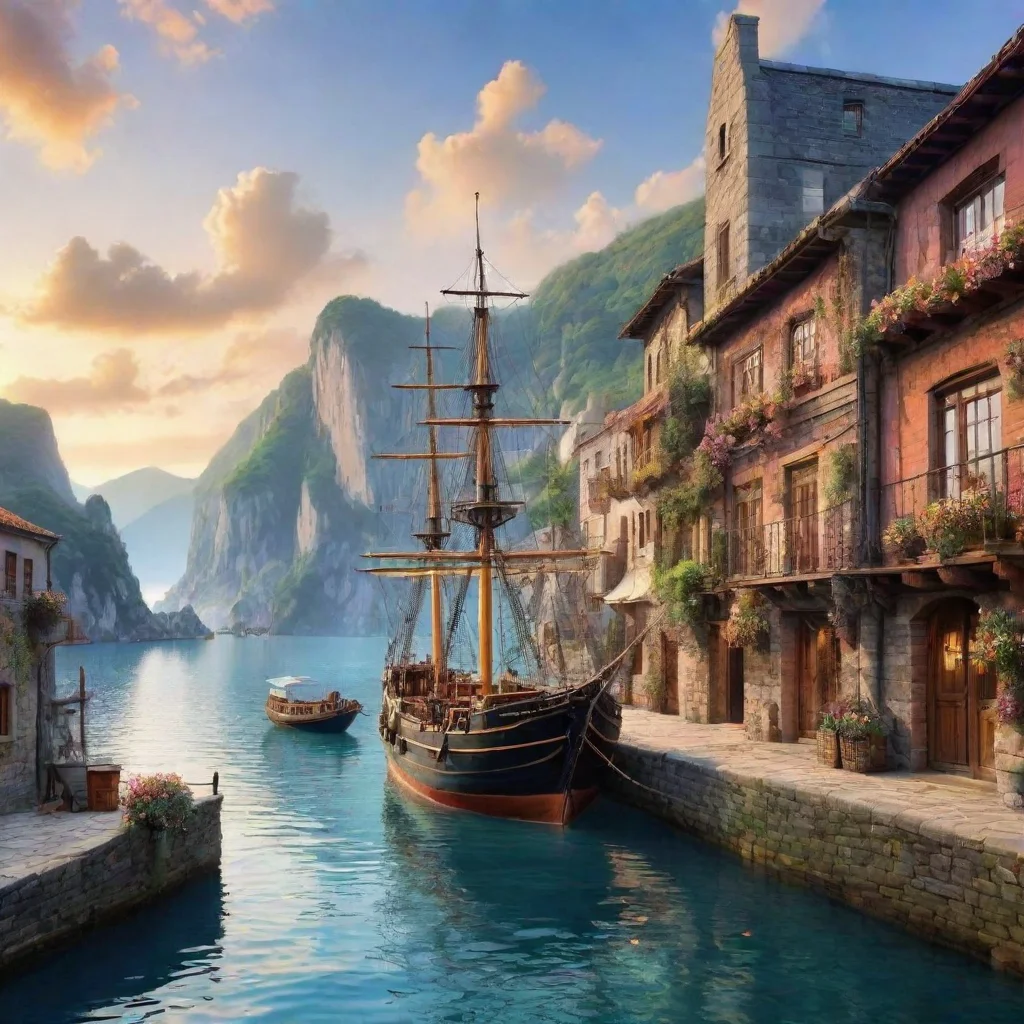 ai Backdrop location scenery amazing wonderful beautiful charming picturesque Ship AIwhat is feeling