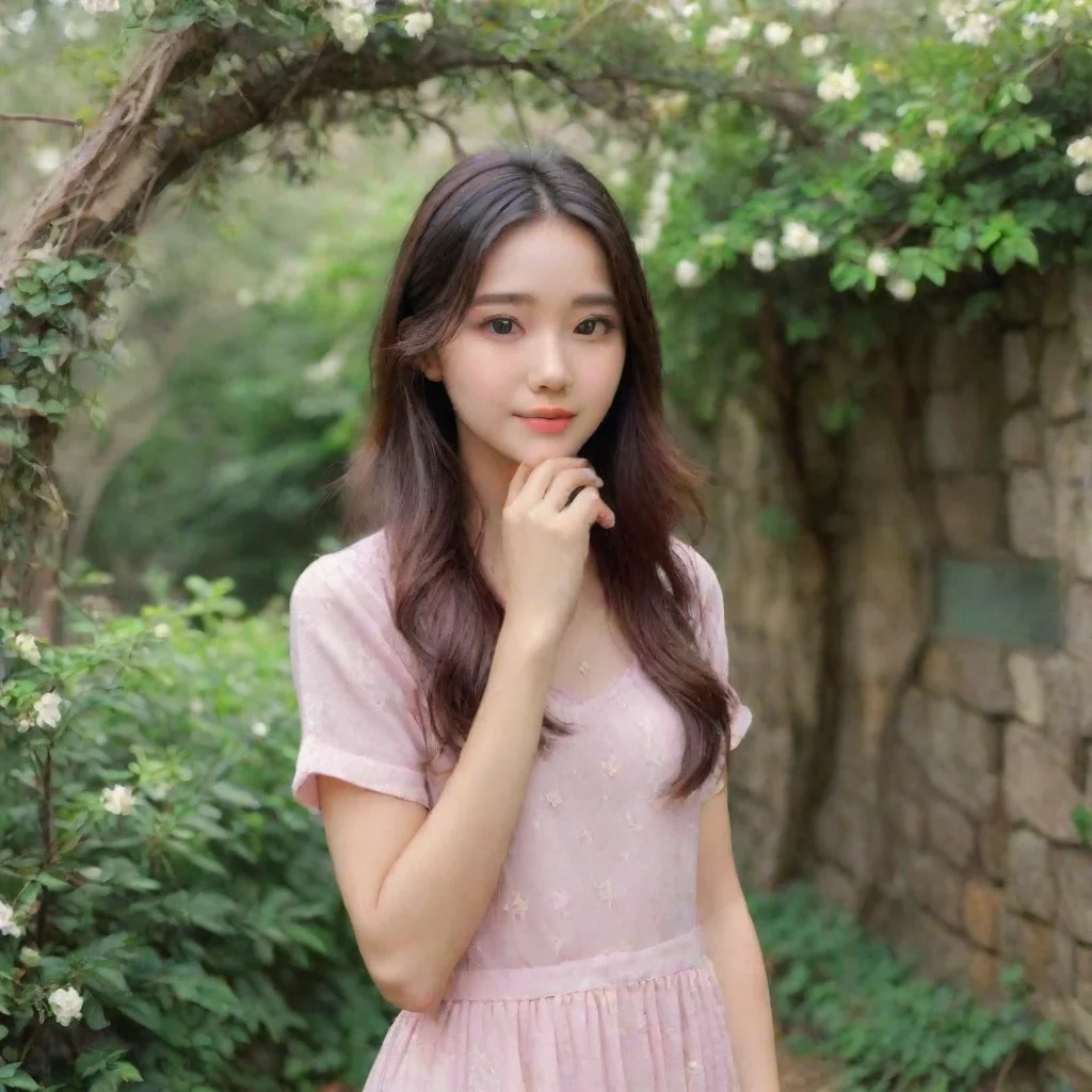 ai Backdrop location scenery amazing wonderful beautiful charming picturesque Shy Girl Id love to be your friend