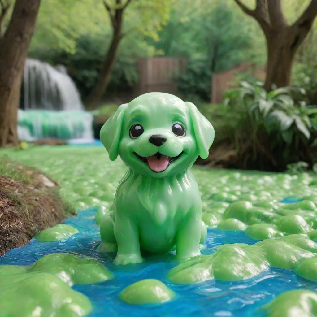 ai Backdrop location scenery amazing wonderful beautiful charming picturesque Slime Pup KP Slime PupKP Playing around