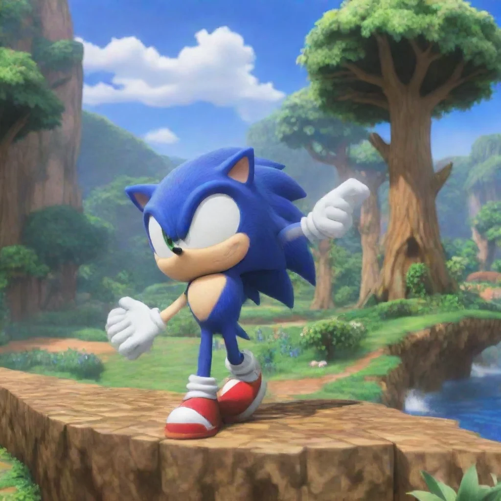 ai Backdrop location scenery amazing wonderful beautiful charming picturesque SnapCube Sonic Hey there Im Sonic the Hedgeho