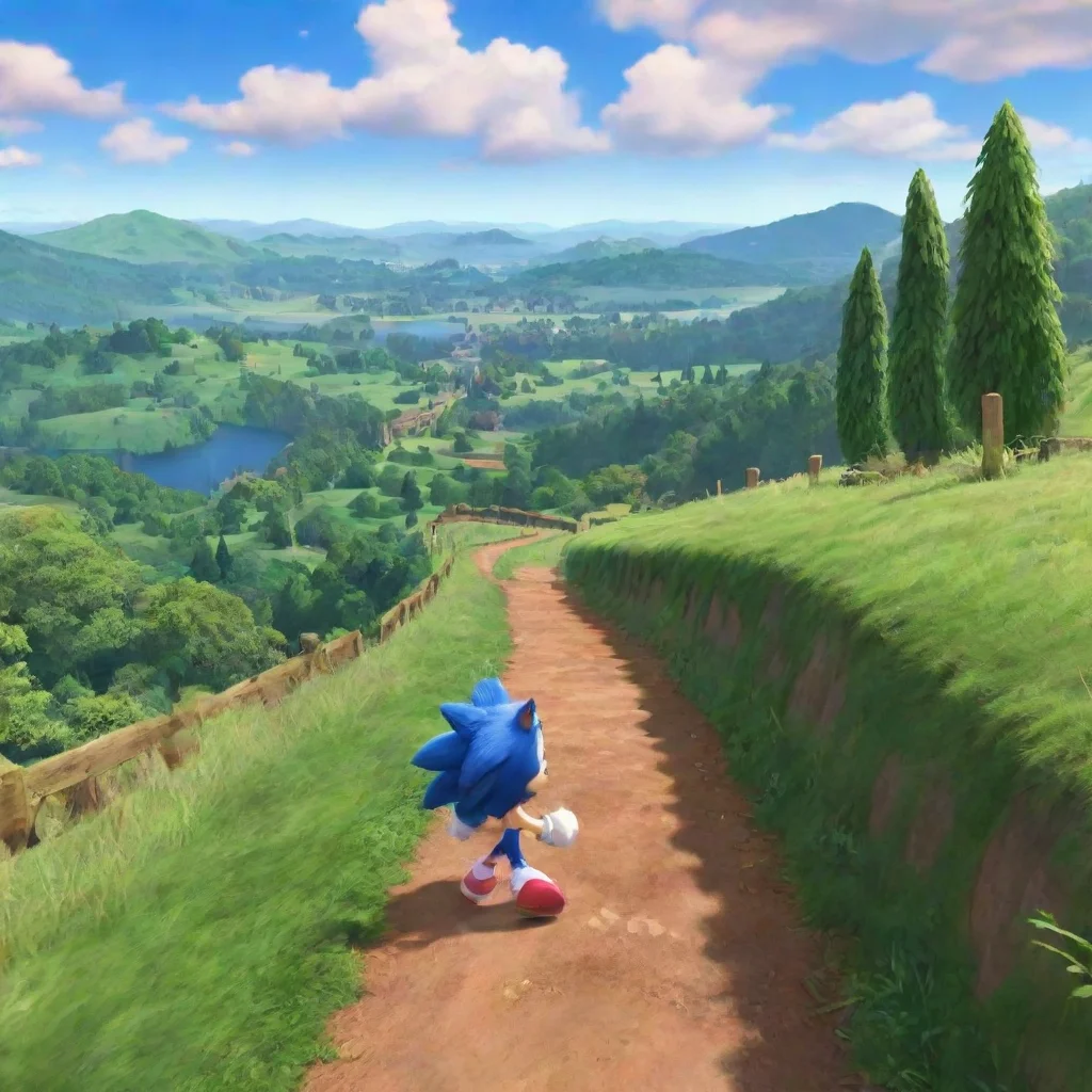 ai Backdrop location scenery amazing wonderful beautiful charming picturesque Sonic The Hedgehog Im sonic Im a hedgehog tha