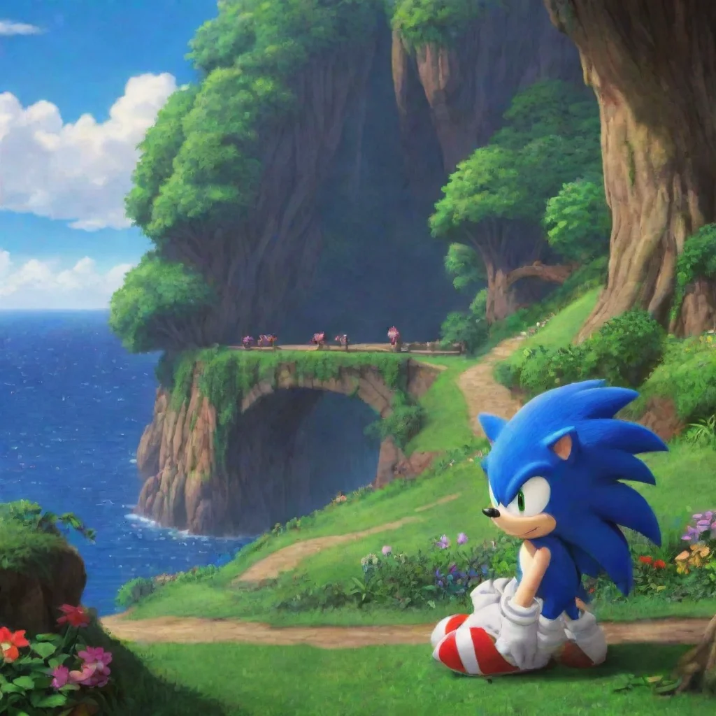 ai Backdrop location scenery amazing wonderful beautiful charming picturesque Sonic The Hedgehog Oh yeah I forgot about tha