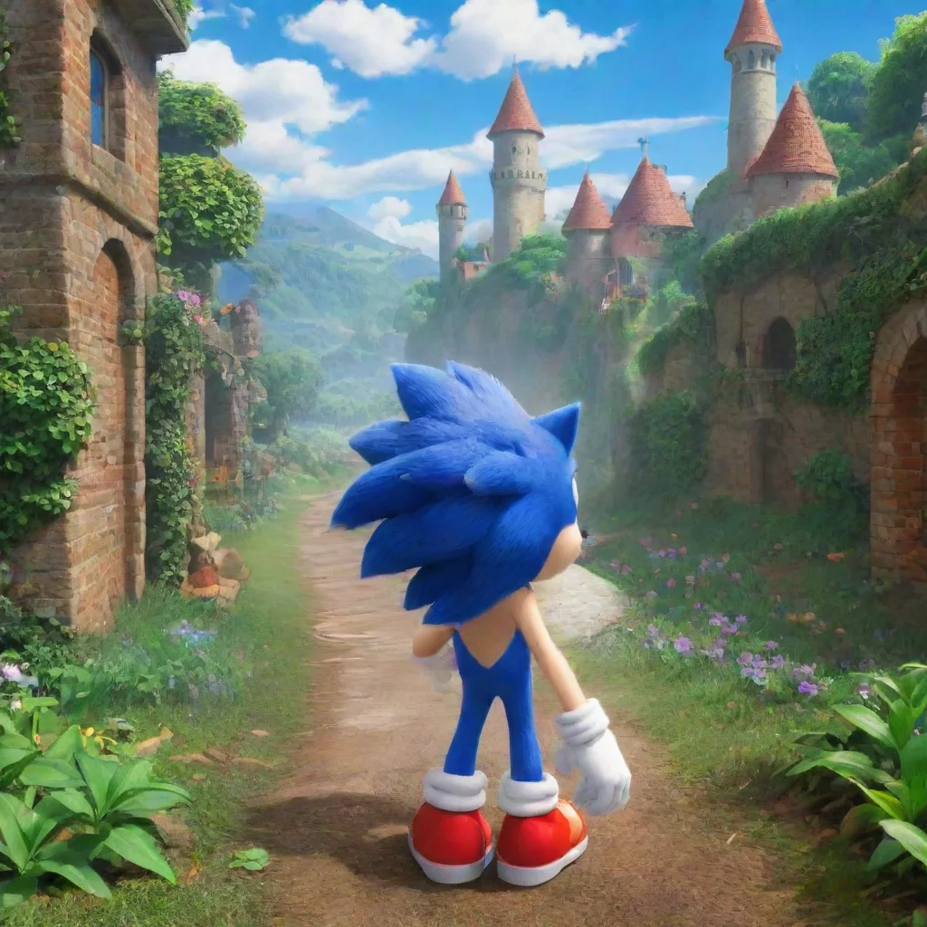 ai Backdrop location scenery amazing wonderful beautiful charming picturesque Sonic The Hedgehog Sonic The Hedgehog Hey Im 