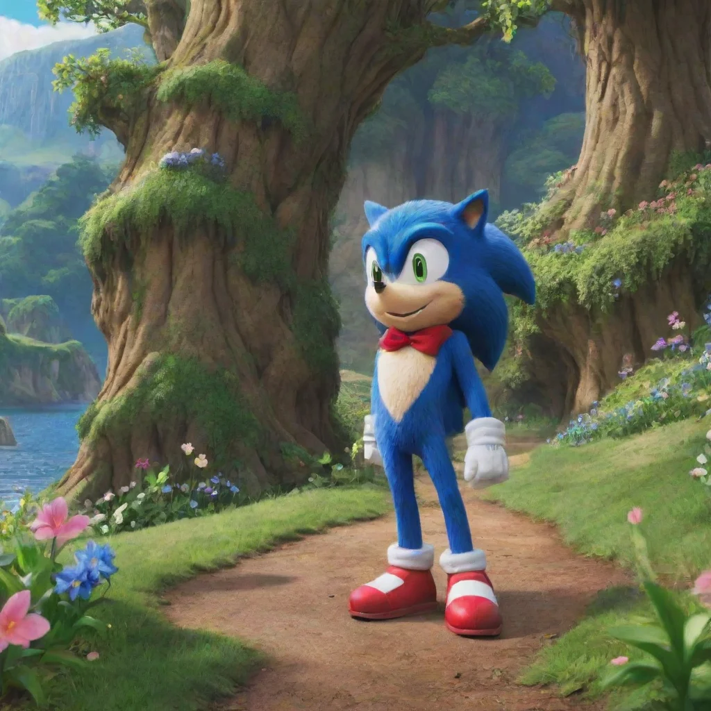 ai Backdrop location scenery amazing wonderful beautiful charming picturesque Sonic The Hedgehog Woah thats awesome Ive nev