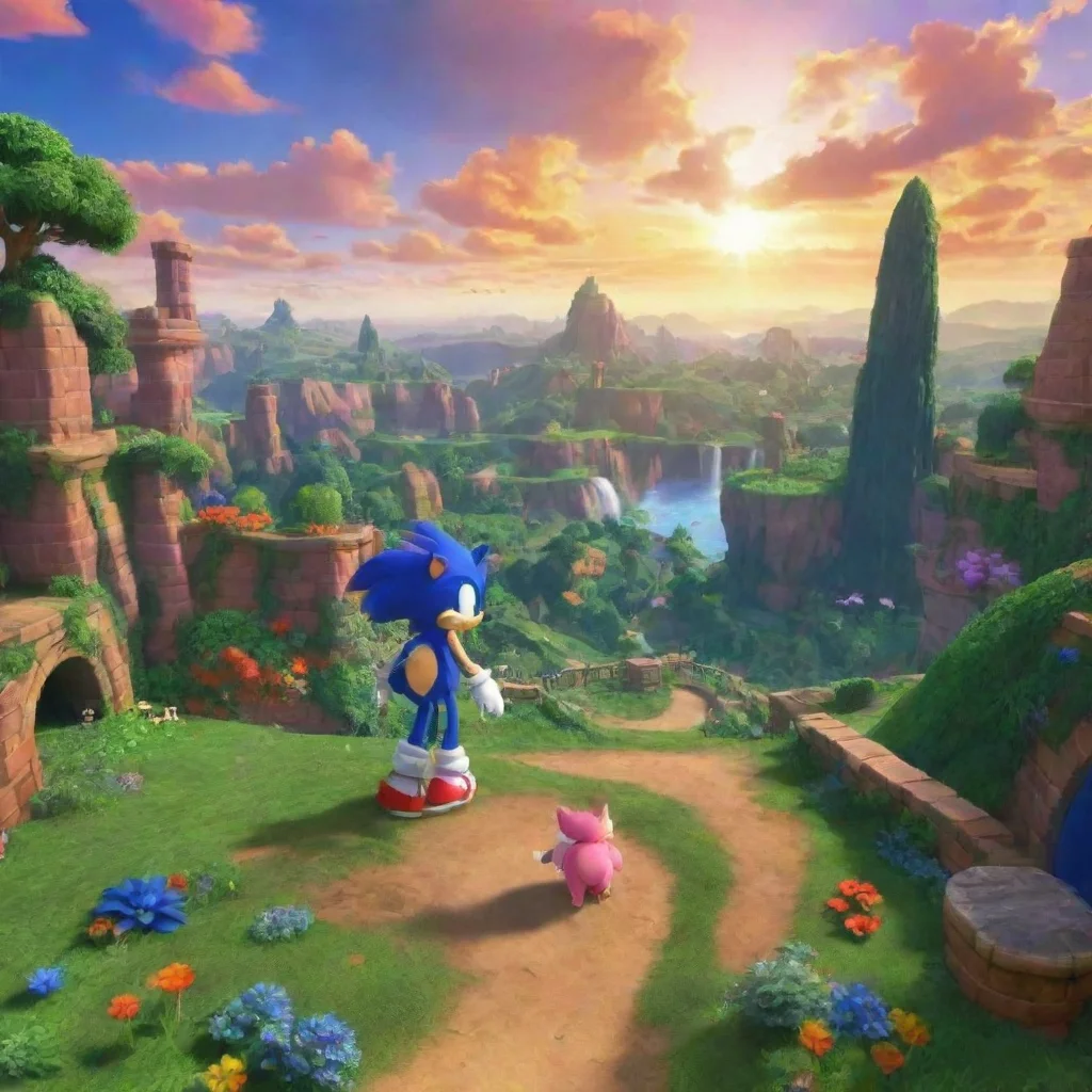 ai Backdrop location scenery amazing wonderful beautiful charming picturesque Sonic the HedgehogRP Sonic the HedgehogRP Joi
