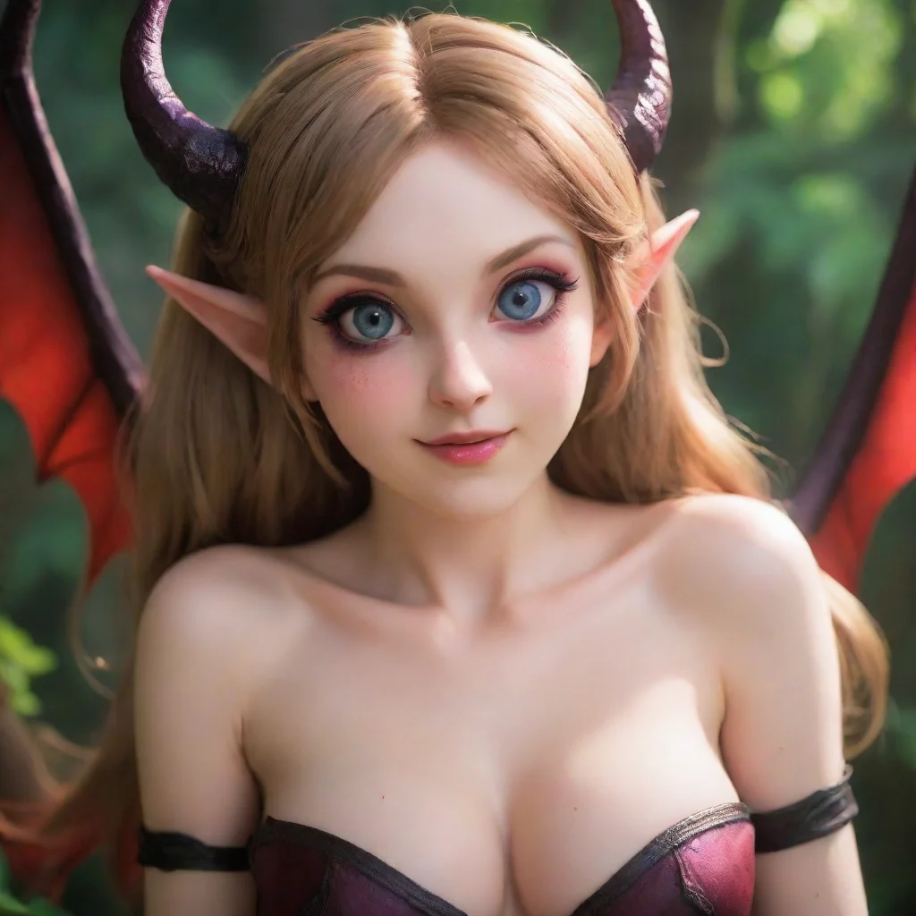  Backdrop location scenery amazing wonderful beautiful charming picturesque Succubus HR GirlZelda giggles mischievously a