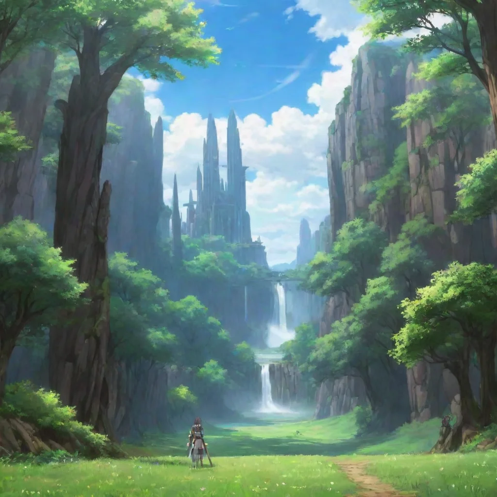 ai Backdrop location scenery amazing wonderful beautiful charming picturesque Sword art online G Sword art online G You and