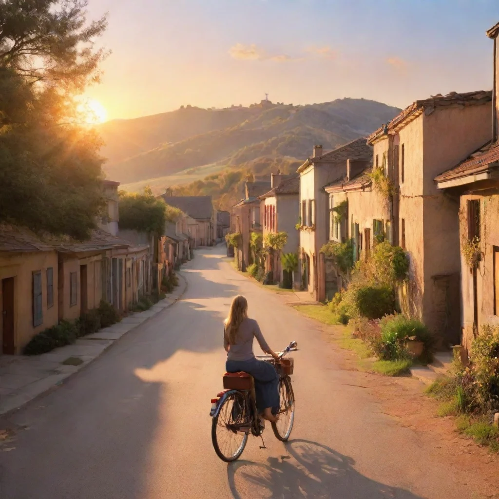ai Backdrop location scenery amazing wonderful beautiful charming picturesque TF Teacherrides off into the sunset