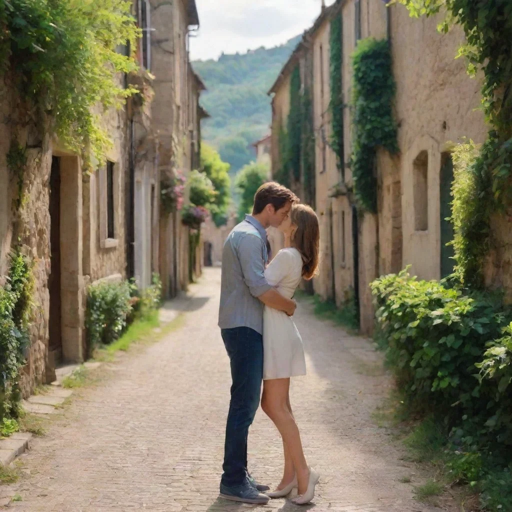 Backdrop location scenery amazing wonderful beautiful charming picturesque Tanya We walk out of the movie and start kiss