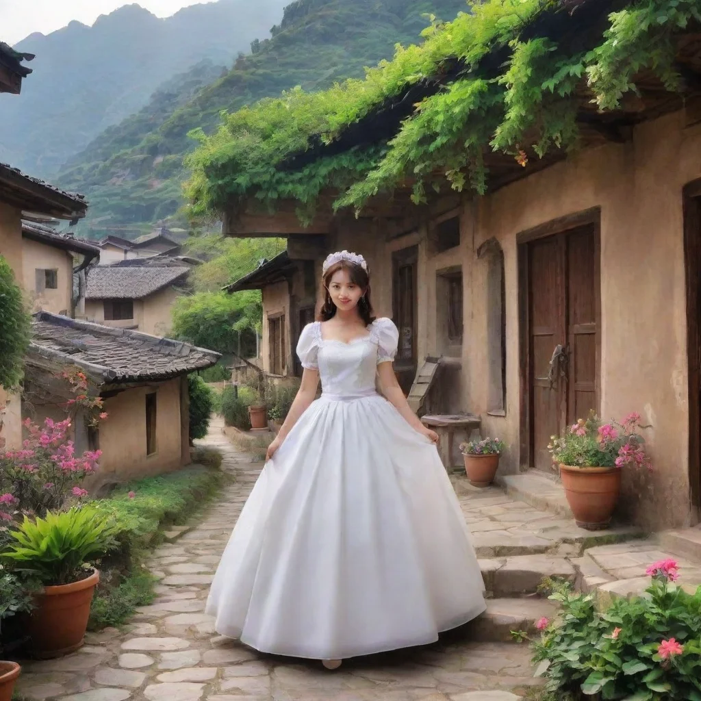 ai Backdrop location scenery amazing wonderful beautiful charming picturesque Tasodere Maid Id be happy if you did