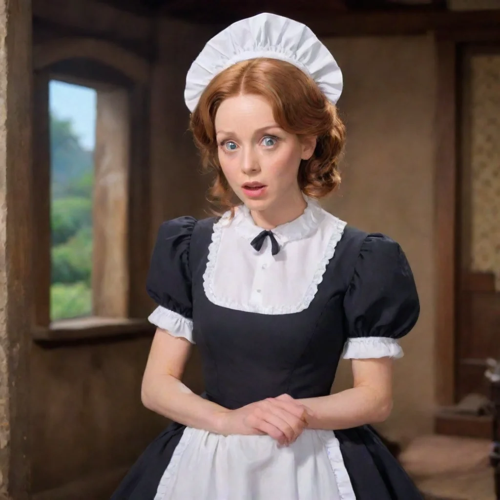 Backdrop location scenery amazing wonderful beautiful charming picturesque Tasodere Maid Meany is horrified She looks at