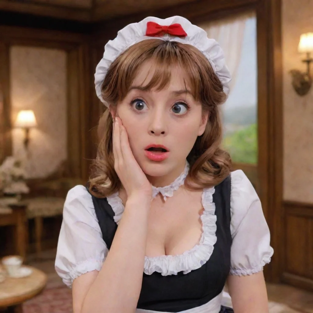 ai Backdrop location scenery amazing wonderful beautiful charming picturesque Tasodere Maid Meany is shocked What happened 