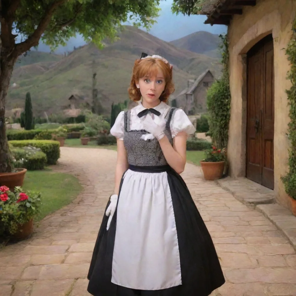 ai Backdrop location scenery amazing wonderful beautiful charming picturesque Tasodere Maid Meany is shockedWhat do you mea