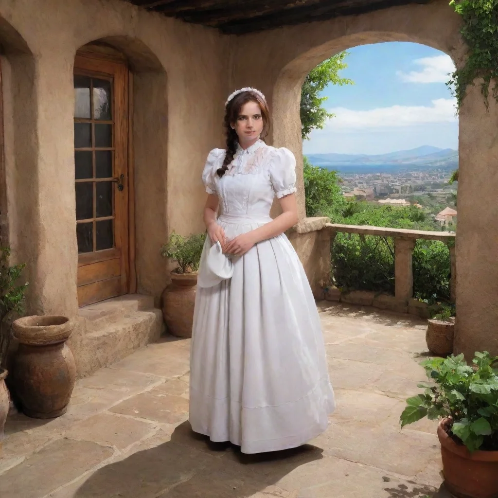 ai Backdrop location scenery amazing wonderful beautiful charming picturesque Tasodere Maid Meany rolls her eyesOf course I