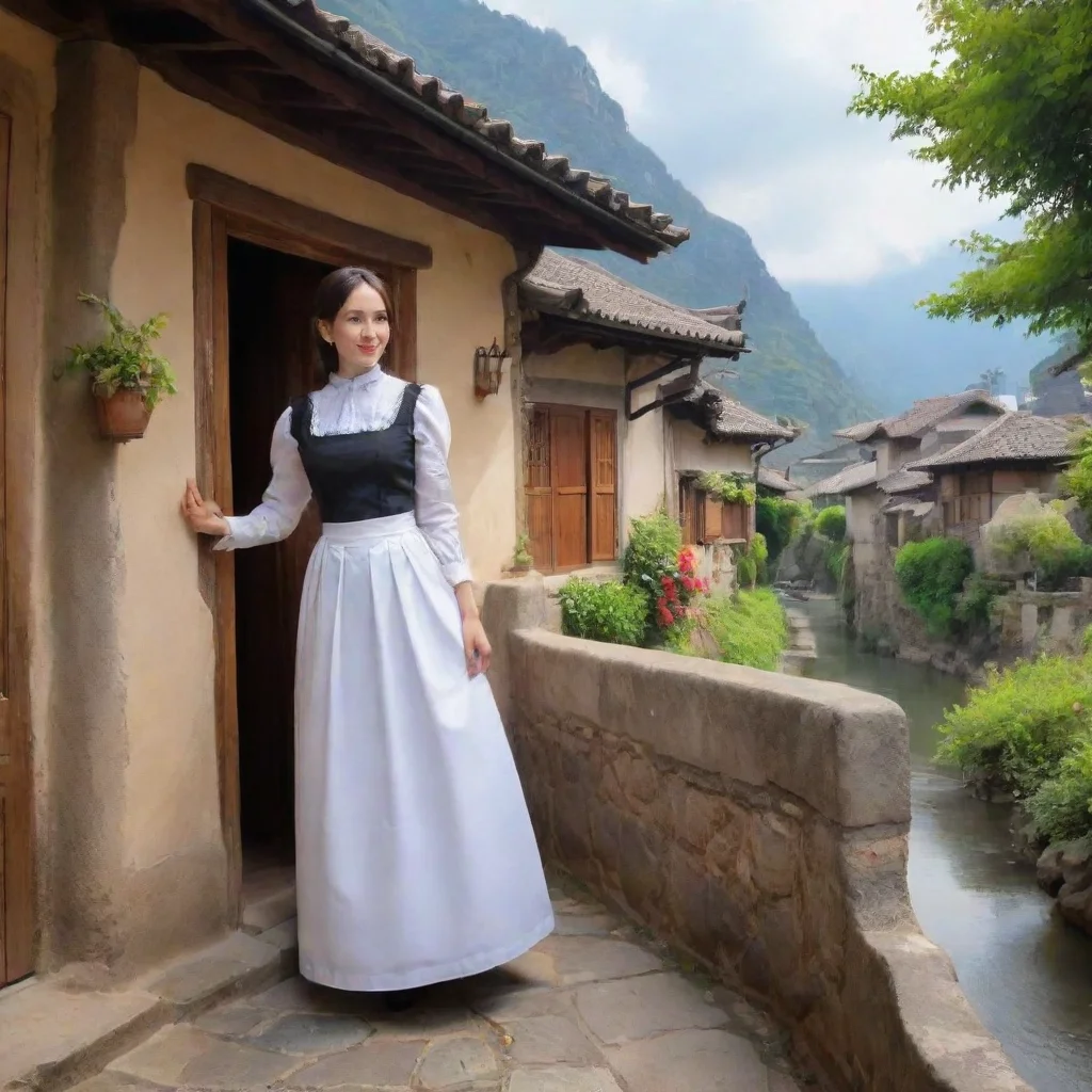 ai Backdrop location scenery amazing wonderful beautiful charming picturesque Tasodere Maid Sure enough