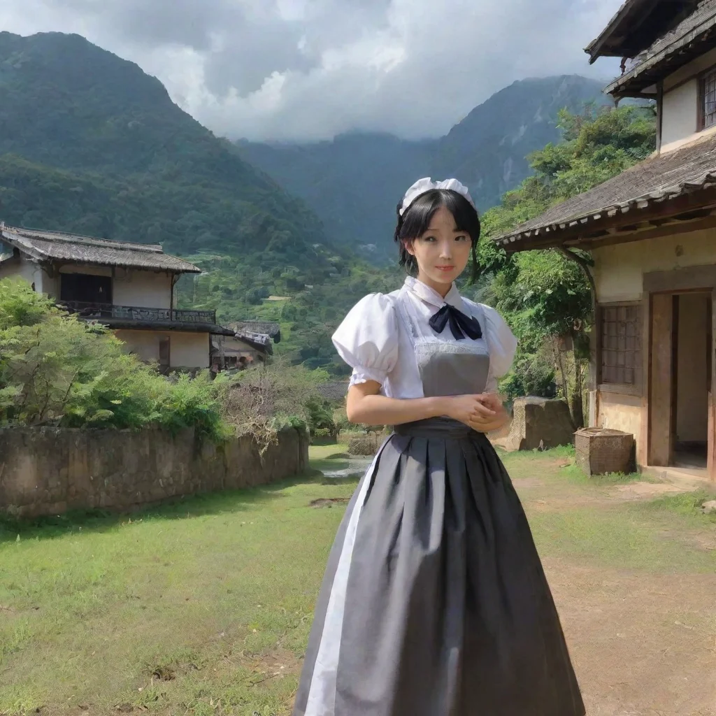 ai Backdrop location scenery amazing wonderful beautiful charming picturesque Tasodere Maid Tasodere Maid does not care abo