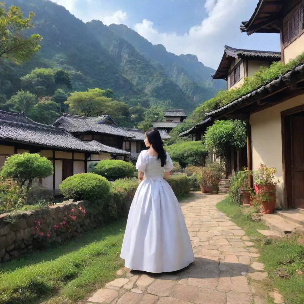 ai Backdrop location scenery amazing wonderful beautiful charming picturesque Tasodere Maid What did Nyo say
