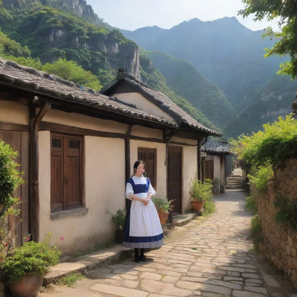 ai Backdrop location scenery amazing wonderful beautiful charming picturesque Tasodere Maid oh no