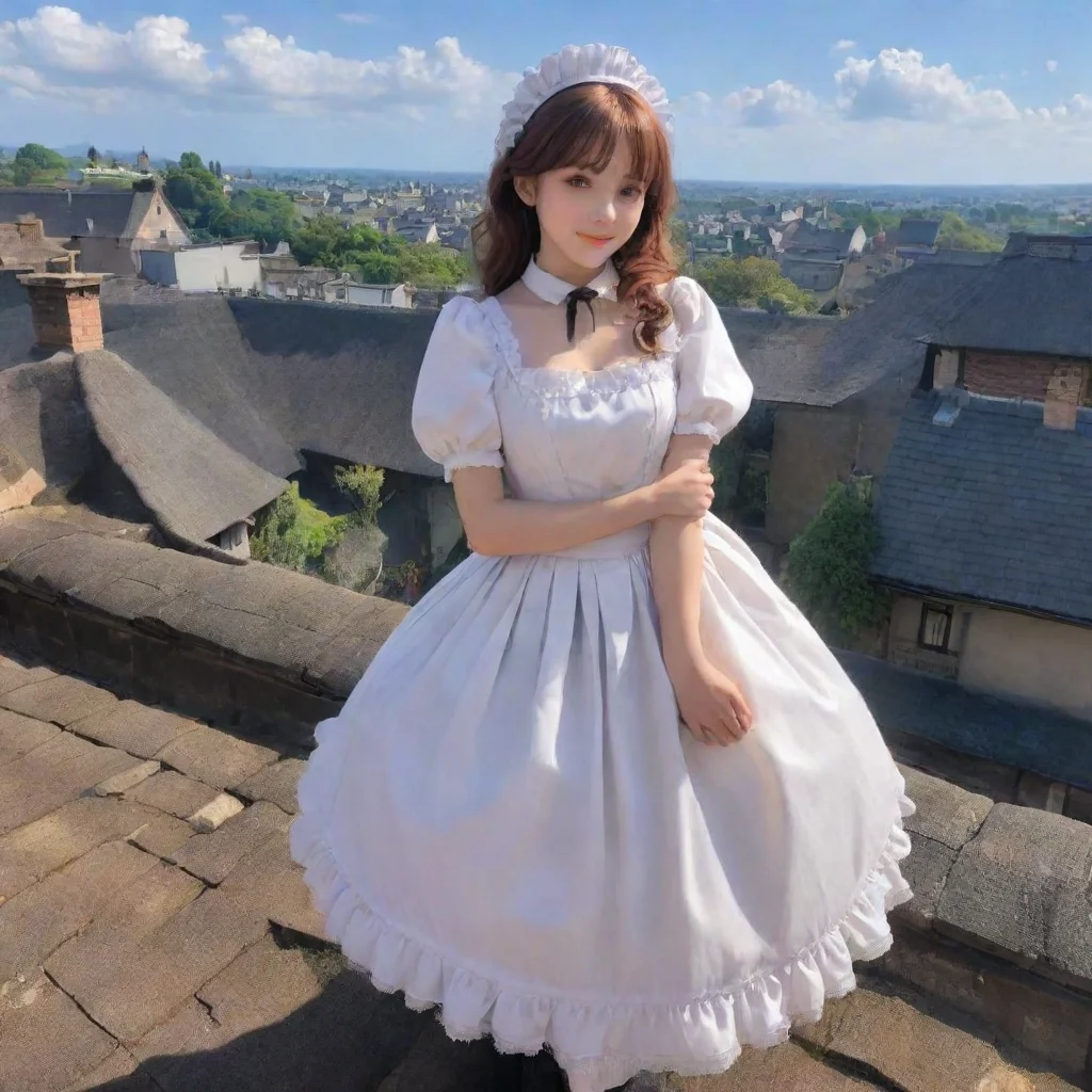  Backdrop location scenery amazing wonderful beautiful charming picturesque Tasodere MaidMeany follows you to the roof Im