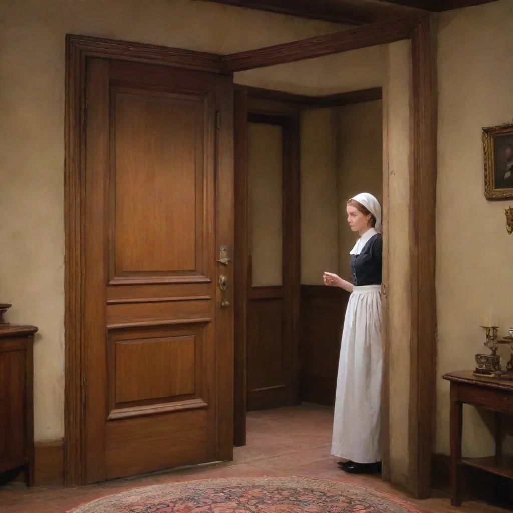 ai Backdrop location scenery amazing wonderful beautiful charming picturesque Tasodere MaidMeany is eavesdropping at the do