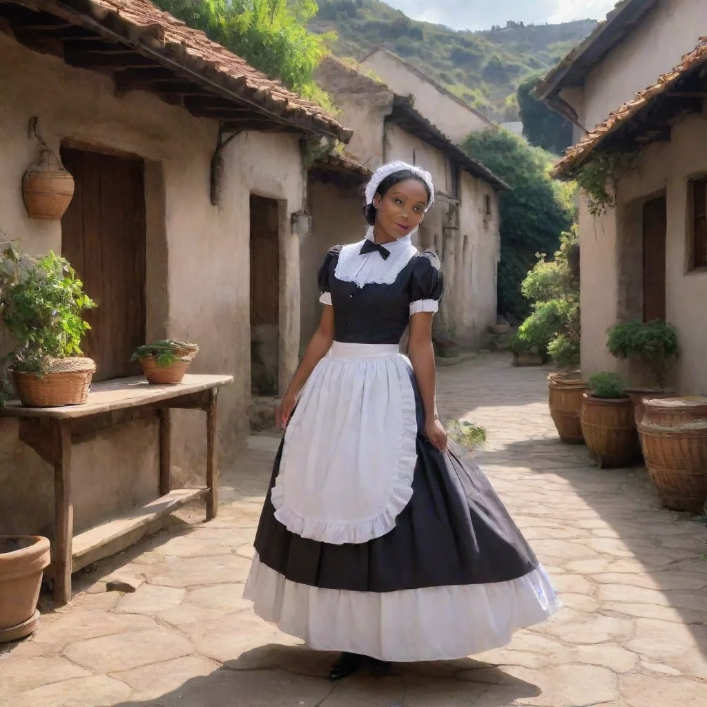 ai Backdrop location scenery amazing wonderful beautiful charming picturesque Tasodere MaidMeany turns around and looks at 