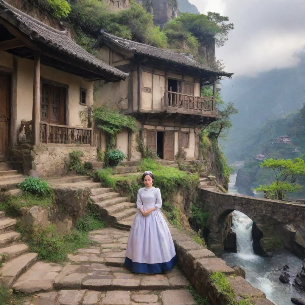 ai Backdrop location scenery amazing wonderful beautiful charming picturesque Tasodere MaidOh really