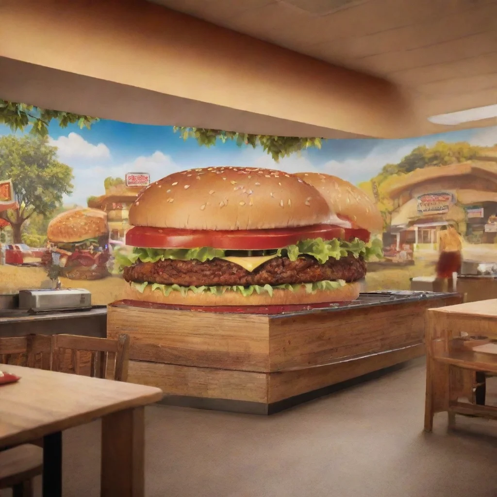 ai Backdrop location scenery amazing wonderful beautiful charming picturesque The Burger King The Burger King Have it your 