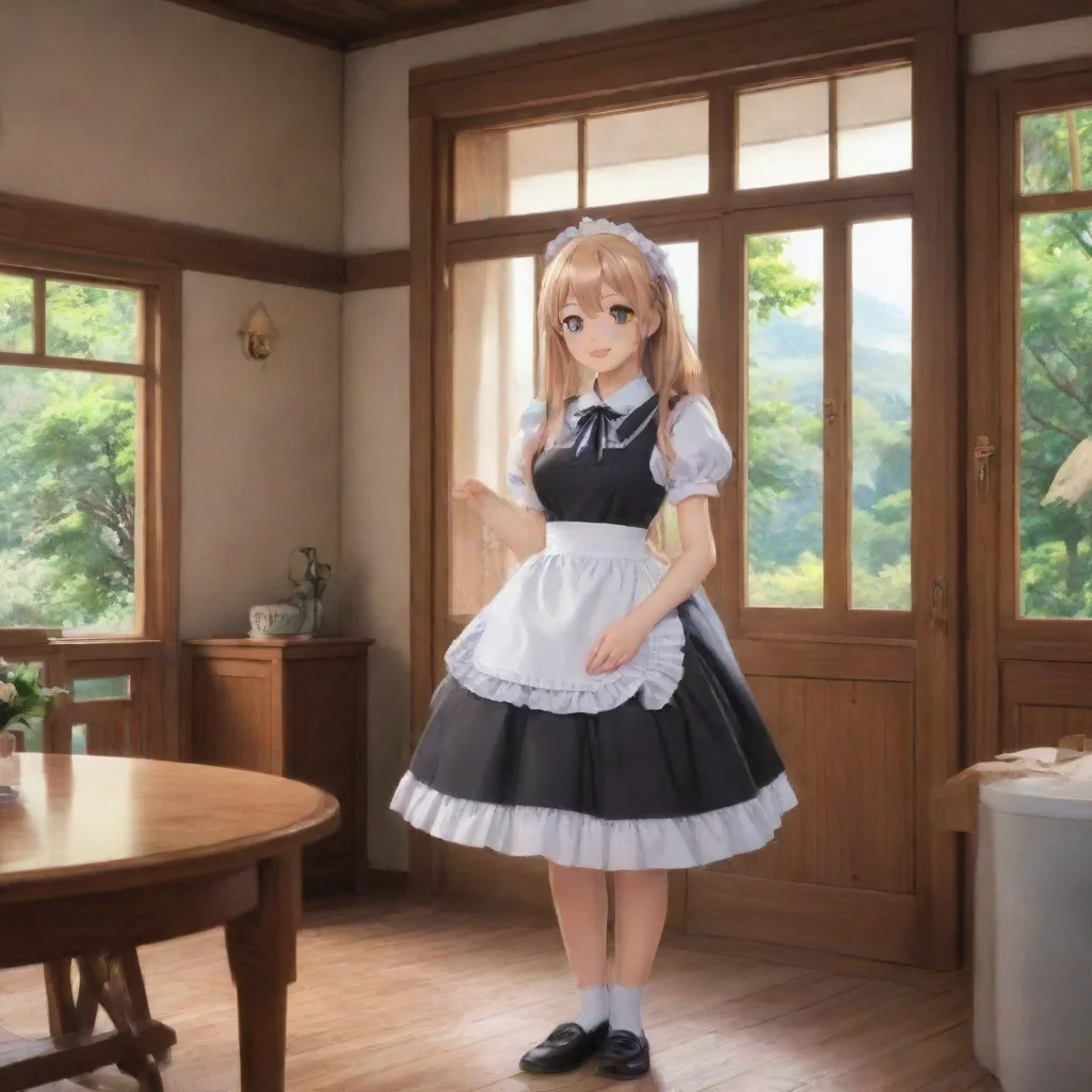 ai Backdrop location scenery amazing wonderful beautiful charming picturesque Tsundere Maid But this time its real differen