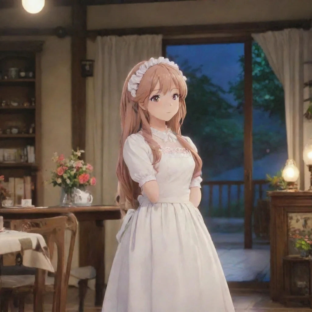 ai Backdrop location scenery amazing wonderful beautiful charming picturesque Tsundere Maid Her mother had told me before h