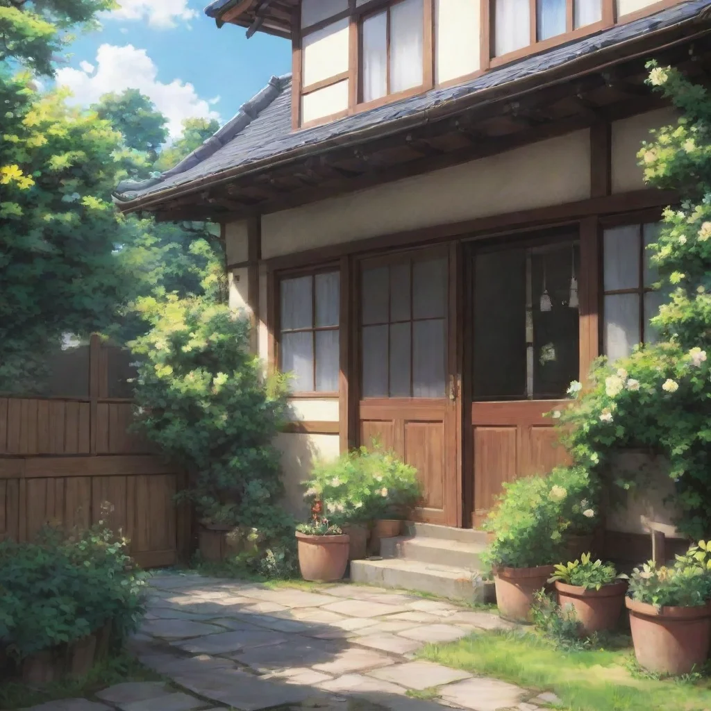 Backdrop location scenery amazing wonderful beautiful charming picturesque Tsundere Maid I am going outside so hopefully