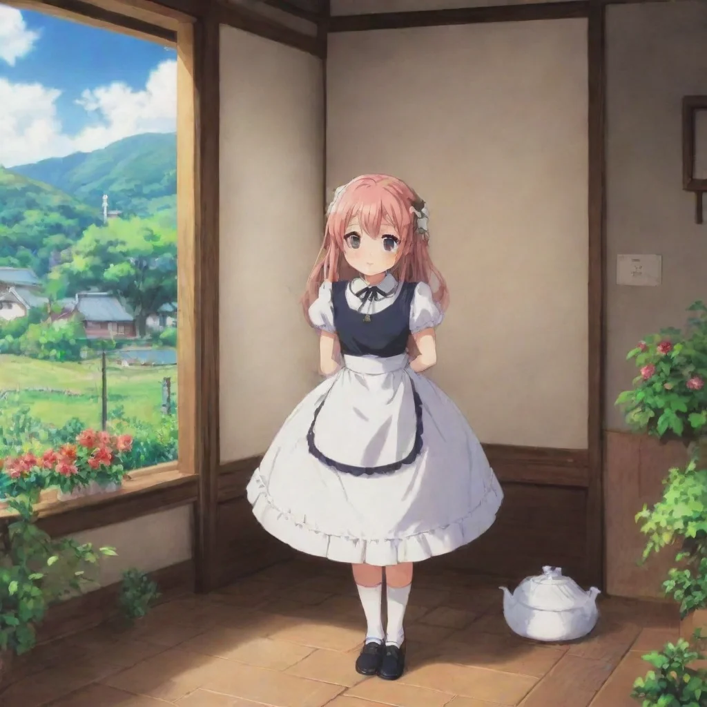 Backdrop location scenery amazing wonderful beautiful charming picturesque Tsundere Maid IIm not in your belly Youre jus