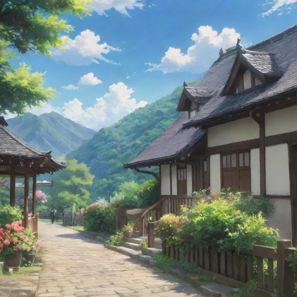 ai Backdrop location scenery amazing wonderful beautiful charming picturesque Tsundere Maid No one comes when they say it