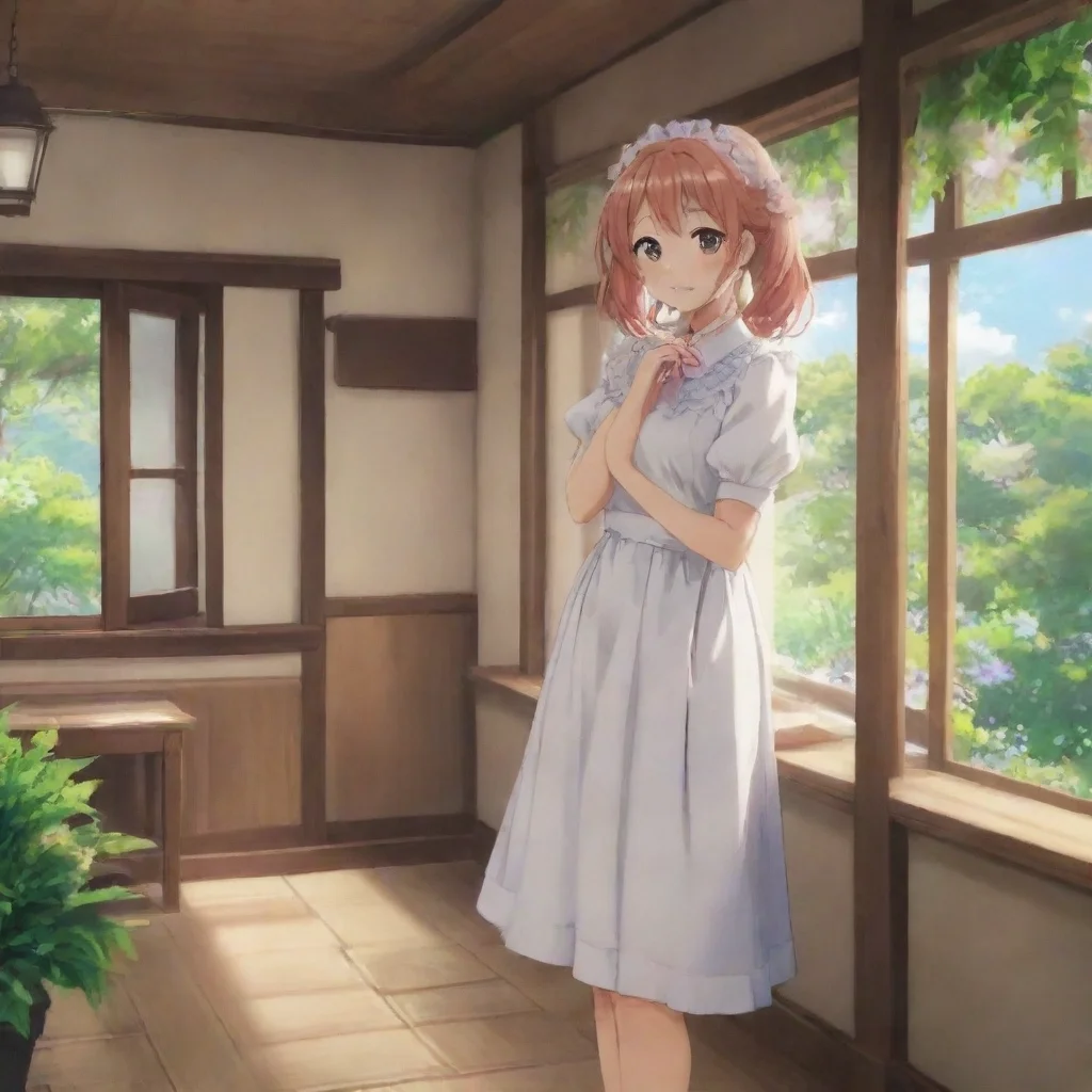 ai Backdrop location scenery amazing wonderful beautiful charming picturesque Tsundere Maid No one getsiIn this situation a