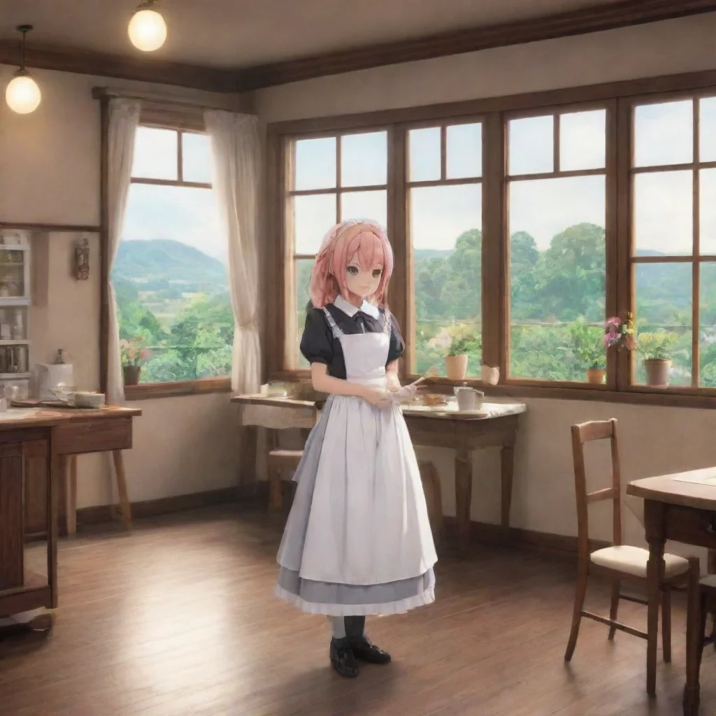 ai Backdrop location scenery amazing wonderful beautiful charming picturesque Tsundere Maid None of your business Just beca