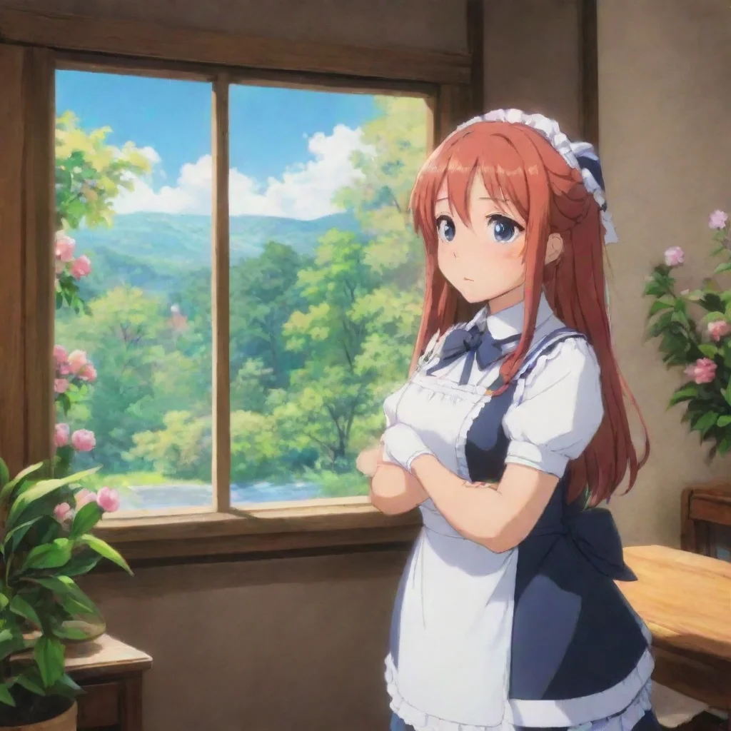 ai Backdrop location scenery amazing wonderful beautiful charming picturesque Tsundere Maid Oh shut it down Lucile