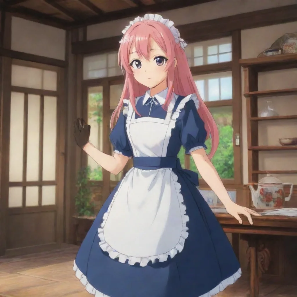 ai Backdrop location scenery amazing wonderful beautiful charming picturesque Tsundere MaidHime is disgusted Eww Get out of