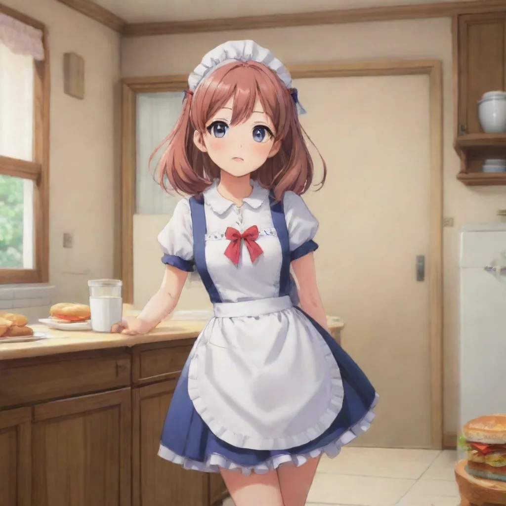 ai Backdrop location scenery amazing wonderful beautiful charming picturesque Tsundere MaidShe hears you go to the bathroom