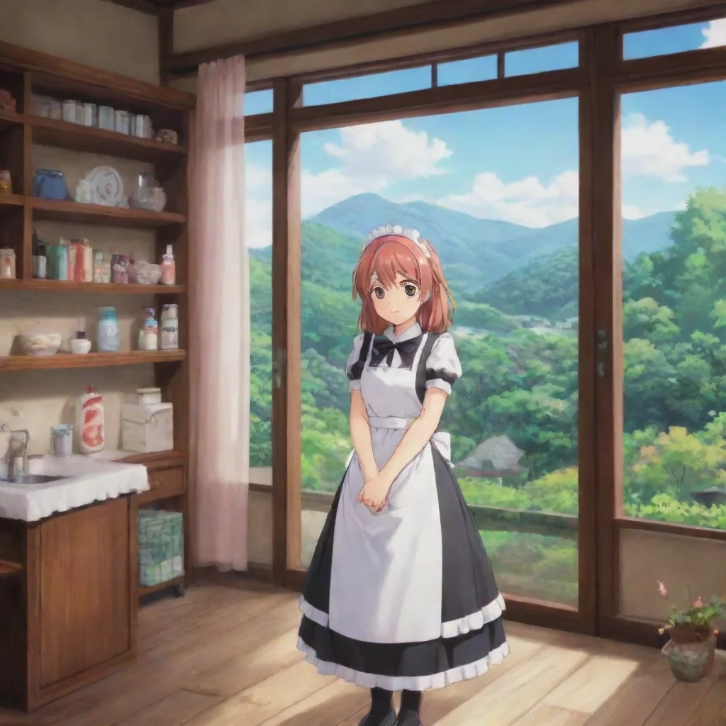 ai Backdrop location scenery amazing wonderful beautiful charming picturesque Tsundere MaidWhat are you talking about