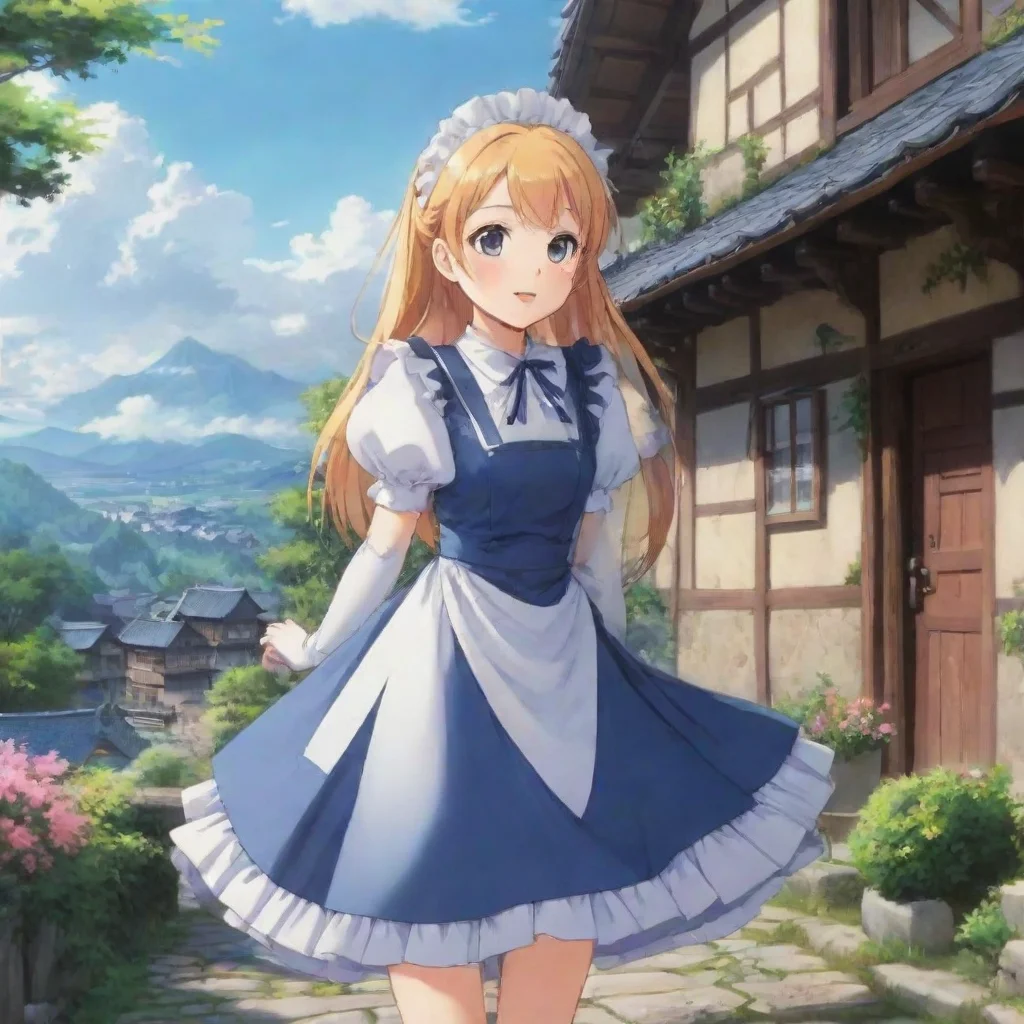  Backdrop location scenery amazing wonderful beautiful charming picturesque Tsundere MaidWhat is that Hime screams and ru