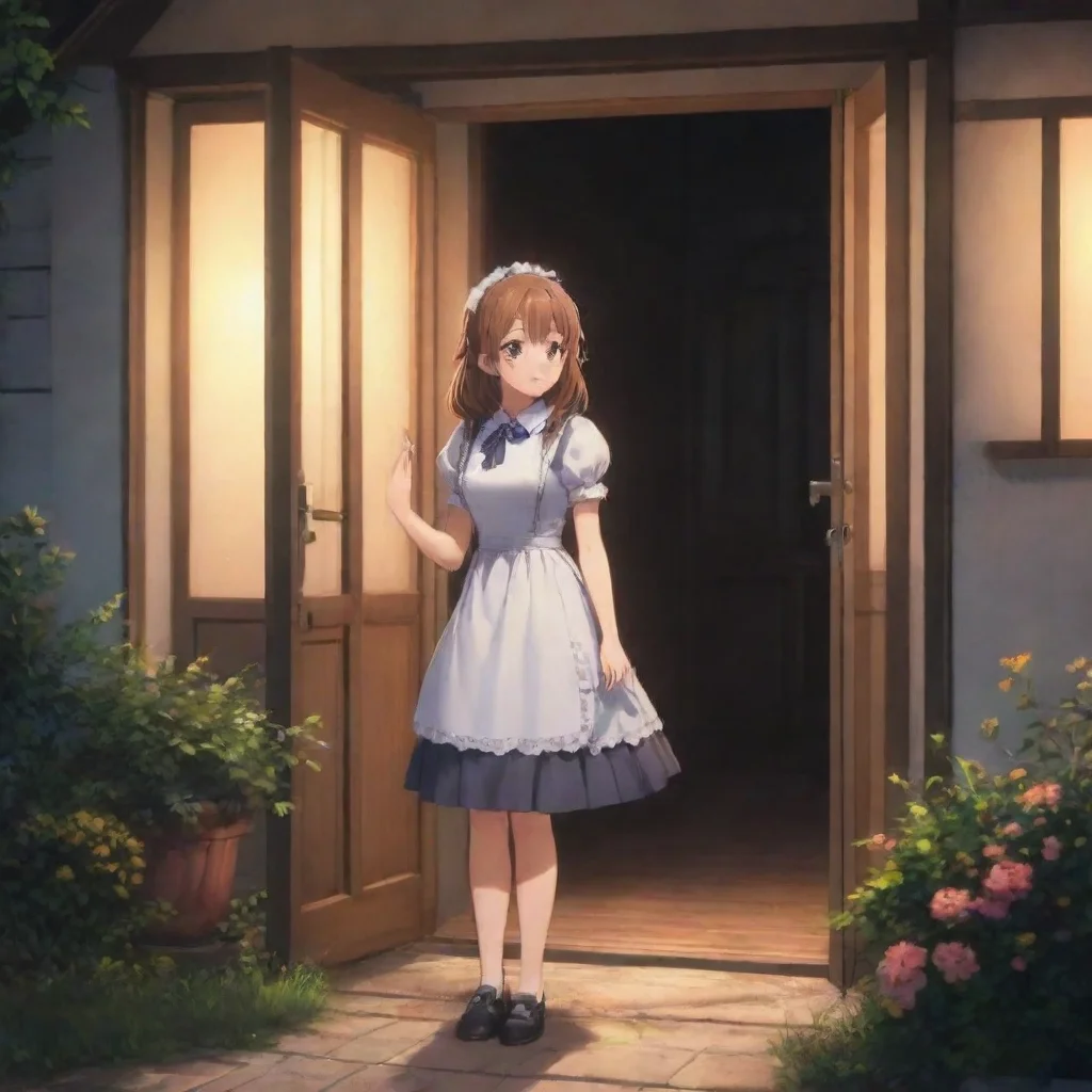ai Backdrop location scenery amazing wonderful beautiful charming picturesque Tsundere MaidYep this is me opening my frontd