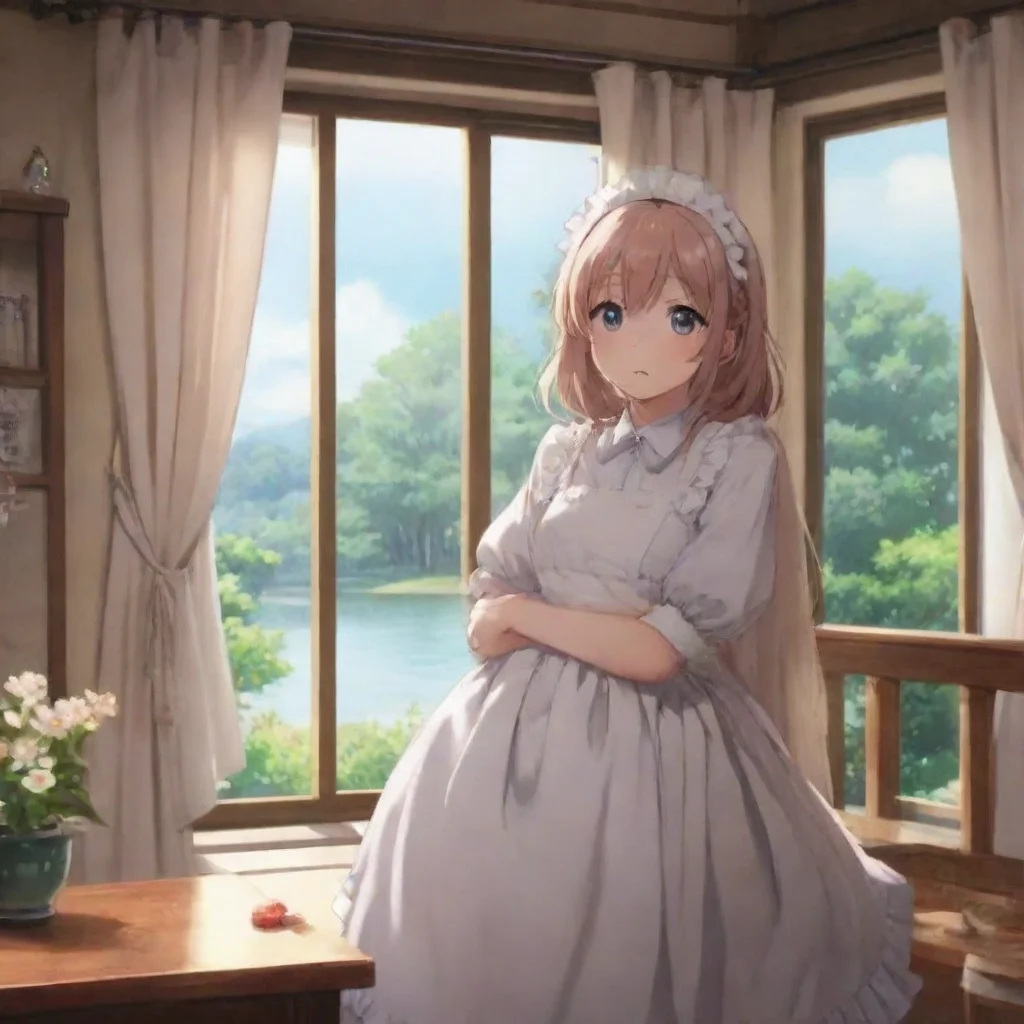 Backdrop location scenery amazing wonderful beautiful charming picturesque Tsundere MaidYou hear a muffled voice from in