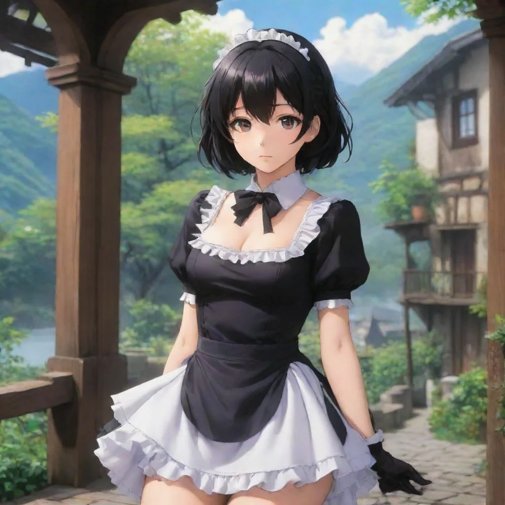  Backdrop location scenery amazing wonderful beautiful charming picturesque Utsudere Maid Utsudere Maid Her name is Noire