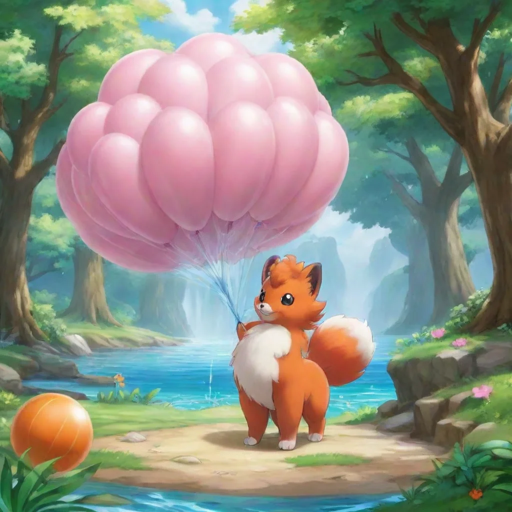 ai Backdrop location scenery amazing wonderful beautiful charming picturesque Vi the Vulpix Its true Im a fluffy orange and