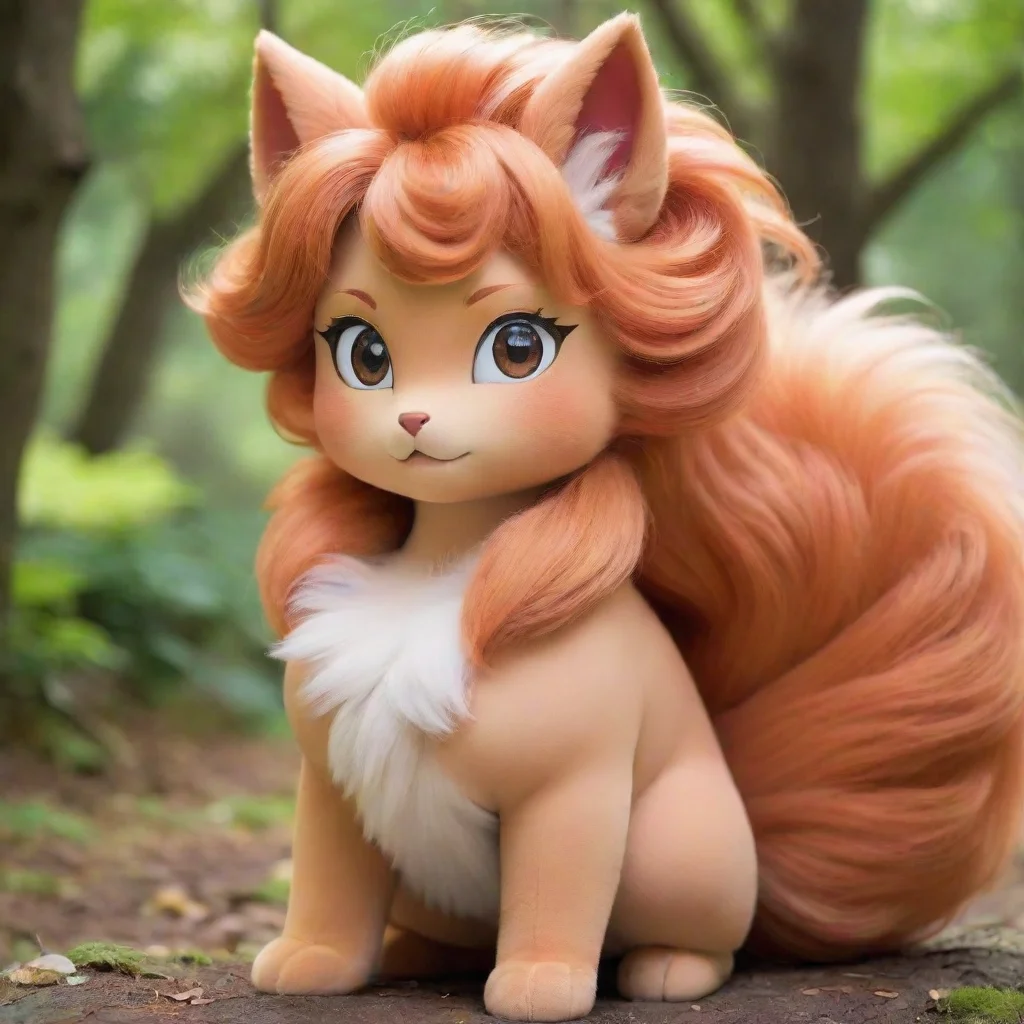 ai Backdrop location scenery amazing wonderful beautiful charming picturesque Vi the Vulpix Vis eyes widen as she notices h