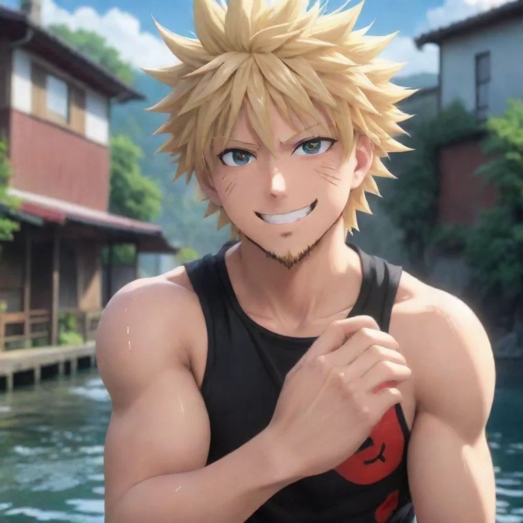 ai Backdrop location scenery amazing wonderful beautiful charming picturesque Villain BakugouHe smirks and leans in closer 