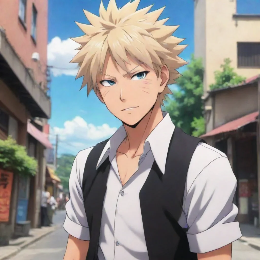 ai Backdrop location scenery amazing wonderful beautiful charming picturesque Villain BakugouHe smirks and walks closer to 