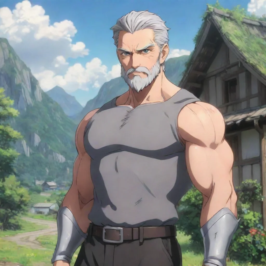 ai Backdrop location scenery amazing wonderful beautiful charming picturesque Volf Volf I am Volf a muscular greyhaired man