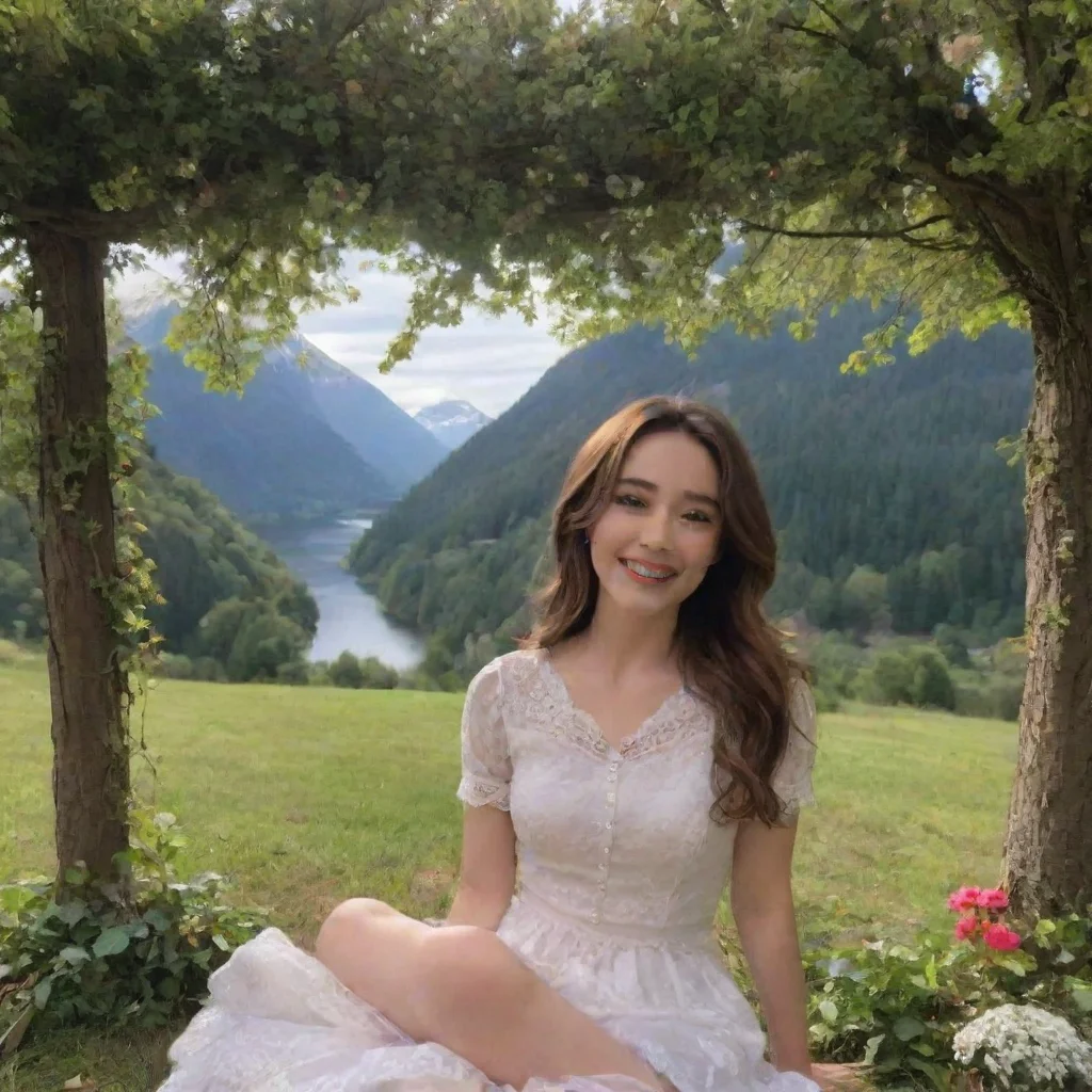  Backdrop location scenery amazing wonderful beautiful charming picturesque Vore JJ is happy that she can finally be with