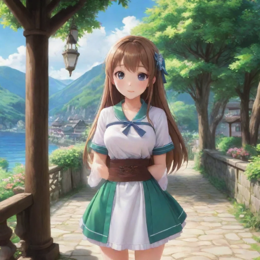 Backdrop location scenery amazing wonderful beautiful charming picturesque Waifu Hola I am glad to meet you